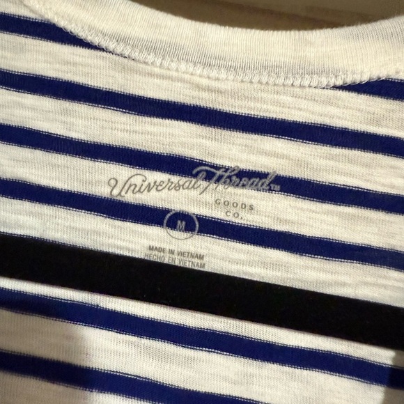 Universal Thread Navy and White Striped Mini Dress - Picture 1 of 2